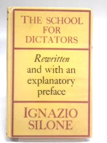School for Dictators 0575011858 Book Cover