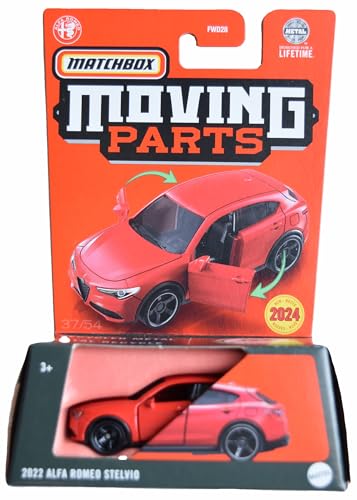 Matchbox Alfa Romeo Stelvio rojo 1:64 escala miniatura 1