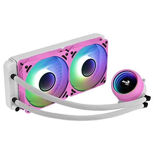 Image of AeroCool MIRAGEL240PK, Kit Watercooling Mirage L240 RGB (Blanc)