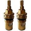 JKC Parrywar Type Tap Spindle Brass Half Inch for Parryware Spares Parts or Parryware Tap Fitting Spindle (Pack of 2)