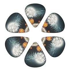 Lot de 6 médiators Halloween Moon Bat Pumpkin pour guitare acoustique, guitare électrique, basse, ukulélé – Fin, moyen… - Les Beatles, Paul McCartney, John Lennon, RIngo Starr, George Harrison Lot de 6 médiators Halloween Moon Bat Pumpkin pour guitare acoustique, guitare électrique, basse, ukulélé - Fin, moyen… – Image 4