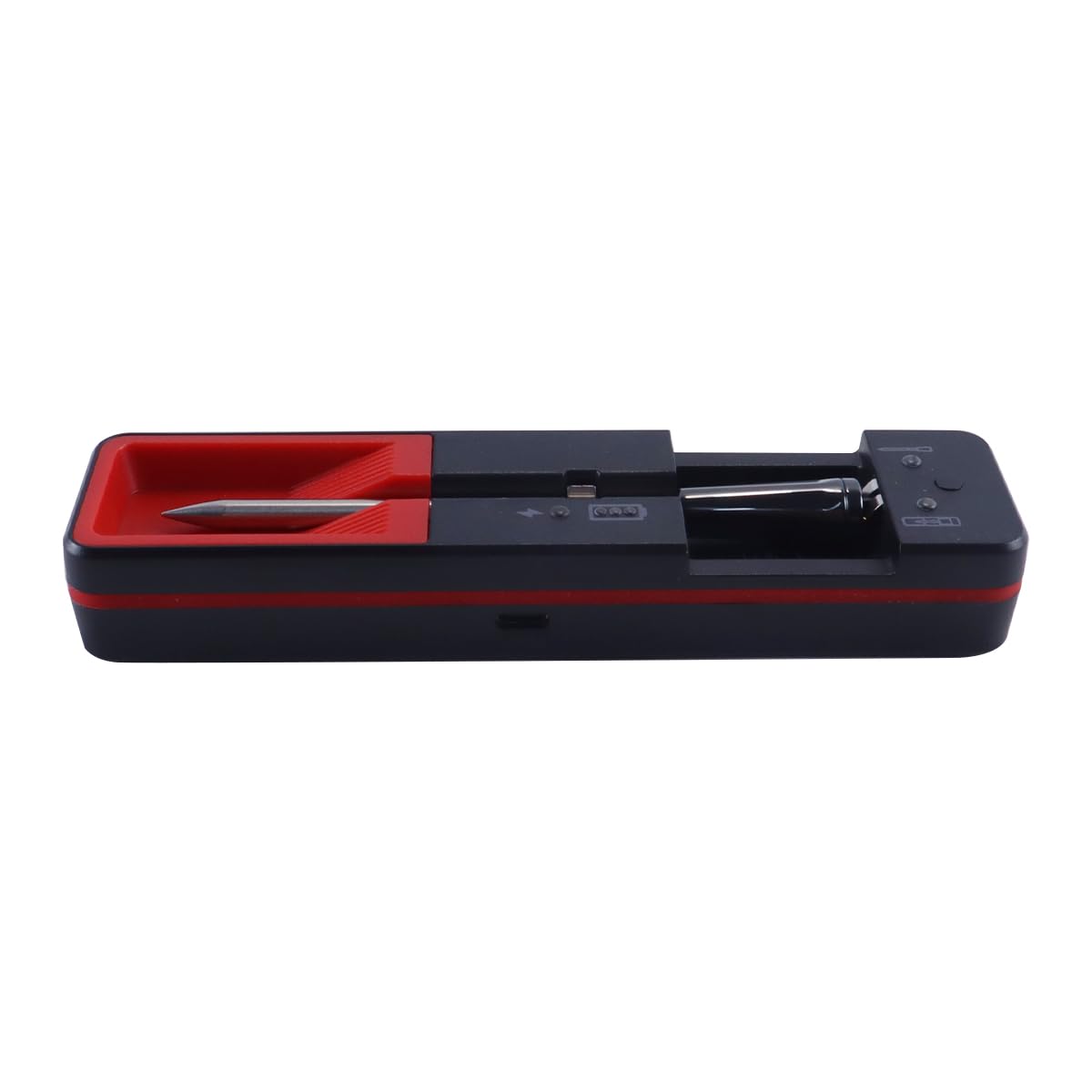 Ticha Termómetro de carne, inalámbrico, alcance de 109,7 m, Bluetooth, termómetro de parrilla, respuesta de 1 segundo, impermeable IP67, para freír, parrilla, asador