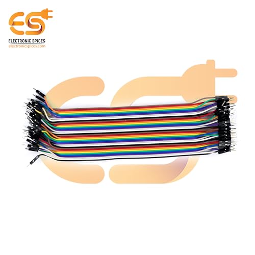 Image of Electronic Spices Jumper Wire cable 40 pin male to male 26AWG (21cm)