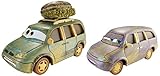 Disney/Pixar Cars, Radiator Springs Die-Cast Vehicles, Lost in the Desert Mini and Lost in the Desert Van #16/19 and 17/19, 2-Pack, 1:55 Scale