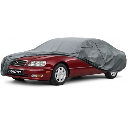 Image of GUNHYI Premium Car Cover Custom Fit Lexus SC(1991-2001), 16 Layers Heavy Duty Car Cover Waterproof All Weather with Zipper Door for Sun Rain Snow Dust Uv Protection