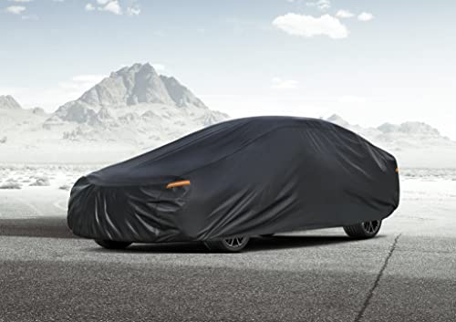 Image of Kayme 7 Layers Coupe Car Cover Custom Fit Toyota MR2 (1984-2007) Waterproof All Weather for Automobiles, Full Exterior Covers Sun Rain Protection UV Protection.