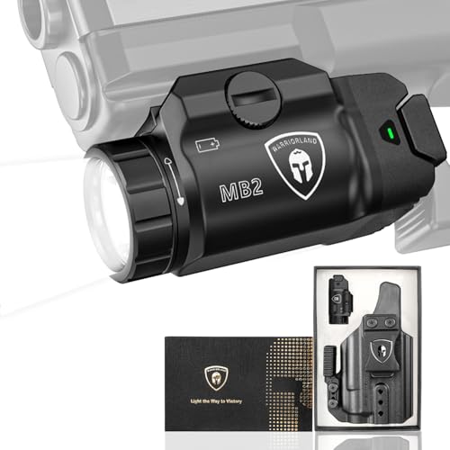 WARRIORLAND 500-Lumen White LED Pistol...