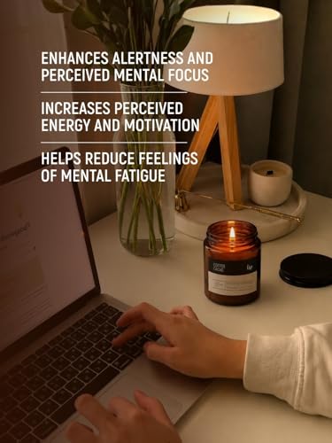 Image of EM5 Coffee Cacao Aromatherapy Scented Candle | Hand Crafted Gourmand Candle | 100% Natural Wax & Wick | Upto 40 Hrs Clean Burn | Smokeless & Non-Toxic | 100gm