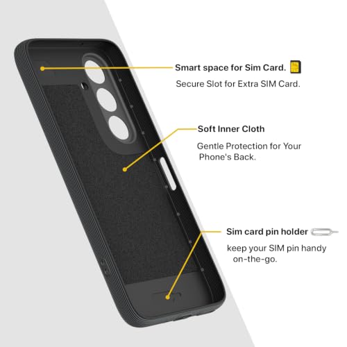Image of Pikkme Back Cover for Samsung Galaxy M47 5G / A27 5G Camera Protection 3D Hexa Cube Design Silicone Protective Bumper Case (Grey)