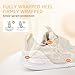 Baby Shoes Wide Toe Box Infant Boy Girl Shoe First Walker Toddler Crib Barefoot Sneakers Non-Slip Sole Soft Breathable Walking Newborn Indoor Babies 6 9 12 18 24 Months Beige White Infant Size 4