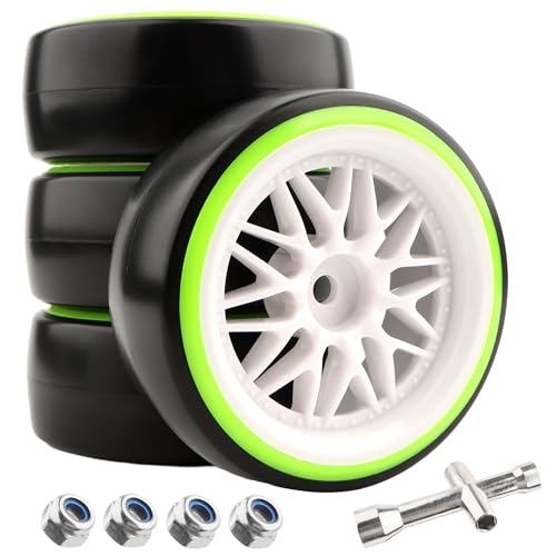 GDOOL 1/10 Hard Plastic RC Drift Tires