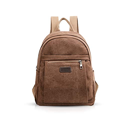 NICOLE   DORIS Mochila para mujer de lona Bolsos para Casual Dayback universitaria mujeres
