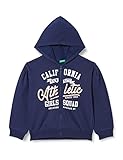  United Colors of Benetton Mädchen Jacke MIT Kappe M/L 3JLXC501K LANGÄRMLIGER Hoodie, Dunkelblau 252, 150