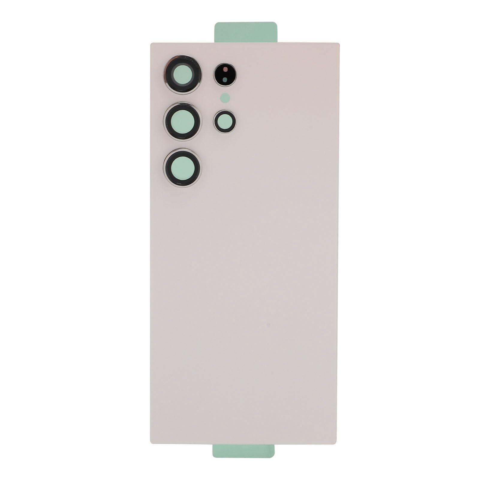 Cocoarm S24 Ultra 5G Cubierta Trasera de Repuesto, Kit Adhesivo DIY (White)