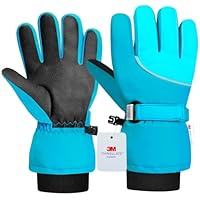 OOPOR Warme waterdichte skihandschoenen voor kinderen, antislip skating- handschoenen, thermische winterhandschoenen, verdikte sneeuwhandschoenen, outdoorsport, winddichte handschoenen voor fiets OOPOR Warme waterdichte skihandschoenen voor kinderen, antislip skating- handschoenen, thermische winterhandschoenen, verdikte sneeuwhandschoenen, outdoorsport, winddichte handschoenen voor fiets