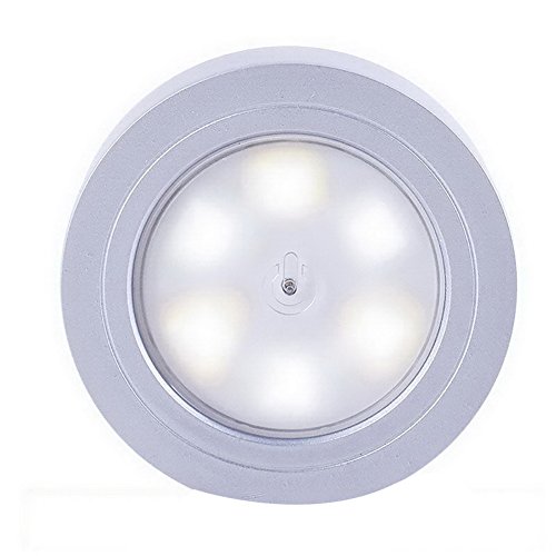 Preisvergleich Produktbild Jiqiaoda2 Light&Interior lighting Round Dimmable Car Cabinet Wardrobe Reading LED Night Light Lamps Home Decor - Silver Easy to Install Car Decoration Flexible