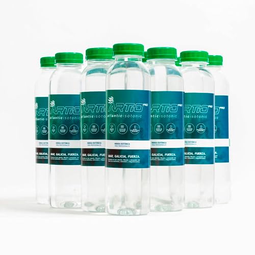 ARTIO PRO (Pack 12 x 500 ml) - Bebida isotónica elaborada con un 20% de agua de mar y 78 minerales biodisponibles que proporcionan la mejor hidratación.