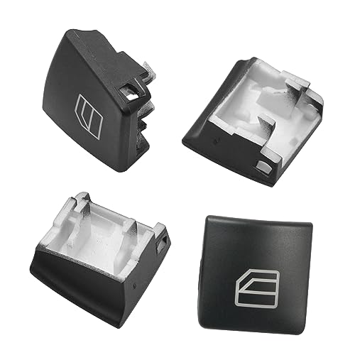 Jaronx for Mercedes Benz Window Switch Button Covers,Power Window Control Switch Buttons for Mercedes Benz C-Class W204 C230 C280 C300 C350, E-Class W212,GLK-Class X204 GLK350