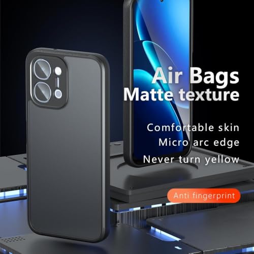 Image of Matte PC+TPU Back Cover Case for iQOO Z11x 5G, Black