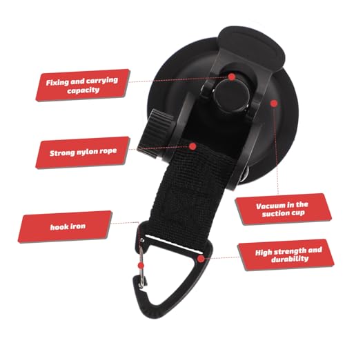 Ganchos de ventosa reutilizables para sujetar lonas sin perforar el coche 4