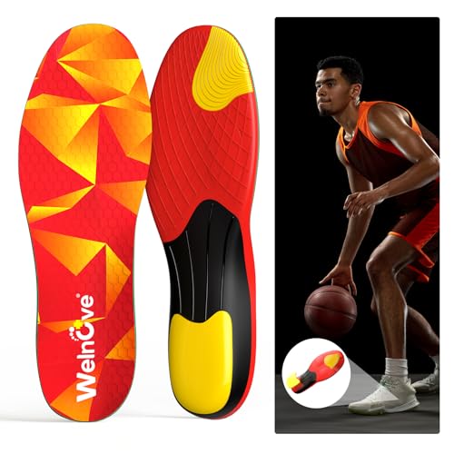 Welnove Sports Insoles Triple-Cushion