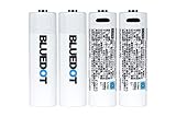 BLUEDOT 単3形USB充電式リチウムイオン電池 BMB-MR3 4本セット(1.5V 1600mAh/800回繰り返し充電/microUSB充電/充電表示LED) BLUEDOT 単3形USB充電式リチウムイオン電池 BMB-MR3 4本セット(1.5V 1600mAh/800回繰り返し充電/microUSB充電/充電表示LED)