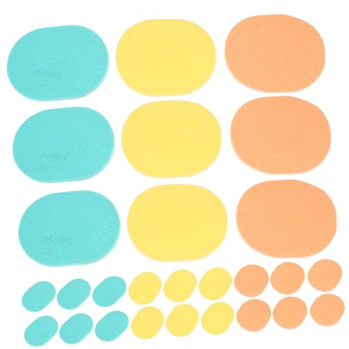 LIFKOME 50 Pezzi Spugna Naturale Per Pulizia Del Viso Strumento Per Cura Della Pelle Detergente Per Rimozione Del in Eccesso Per Pulizia Dei Pori