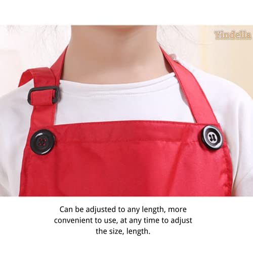 Image of Yindella Waterproof Kitchen Apron for Men, Women Kids - PVC Apron with Adjustable Neck Strap - Cooking, Dishwashing, Cleaning & Home Use, Durable, Oil-Proof & Stain-Resistant
