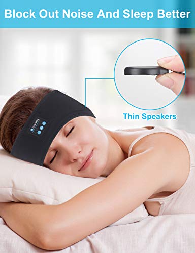 ORROKER Cuffie per Dormire Fascia per Capelli Bluetooth, Cuffie per Musica Senza Fili per Dormire morbide, Cuffie per Dormire a Lungo con Altoparlanti Stereo HiFi Perfette - Image 7
