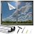 Kromapolis One Way Window Privacy Film Reflective Mirror Home Window Tint, Daytime Privacy Heat Control Anti UV Glass Tinting Static Cling (Silver, 17.5 x 78.7 inch)