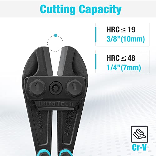 image for DURATECH 18-inch Heavy Duty Bolt Cutter for Rods, Bolts, Rivets, Chain