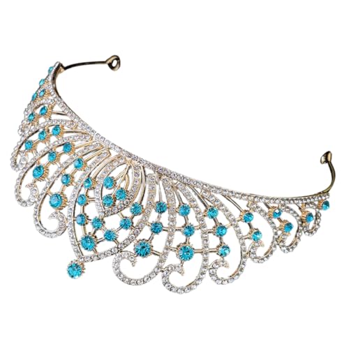 Diadème de mariage baroque bleu ciel VICASKY accessoire de tête chic