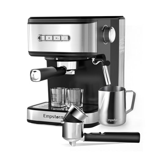 Empstorm Espresso Machine 20 Bar Milk Frother Steam& latte