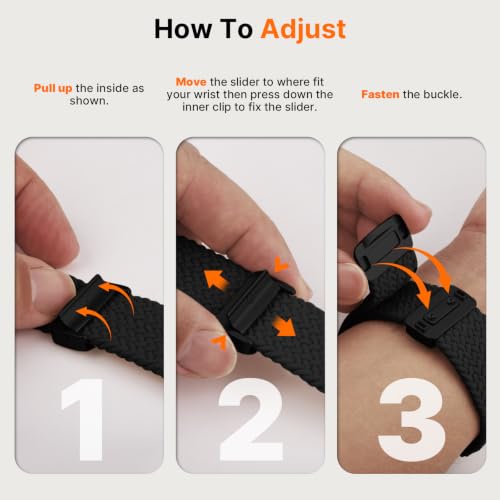 Image of Fullmosa 2 Pack Magnetic Braided Bands Compatible Apple Watch Strap 38mm 40mm 41mm 42mm 44mm 45mm 46mm 49mm Women Men,Soft Elastic Strap for iWatch Ultra3 /2 /1 SE3 /2 /1 Series 11 10 9 8 7 6 5 4 3 2 1