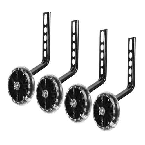 Ruedas de entrenamiento Artibetter para bicicleta 4 piezas, ruedas estabilizadoras resistentes al desgaste, accesorios ajustables para seguridad en bicicleta miniatura 1
