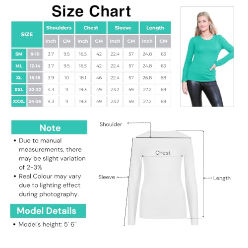 T-shirt col rond extensible pour femmes qui recherchent un haut basique confortable et galbant