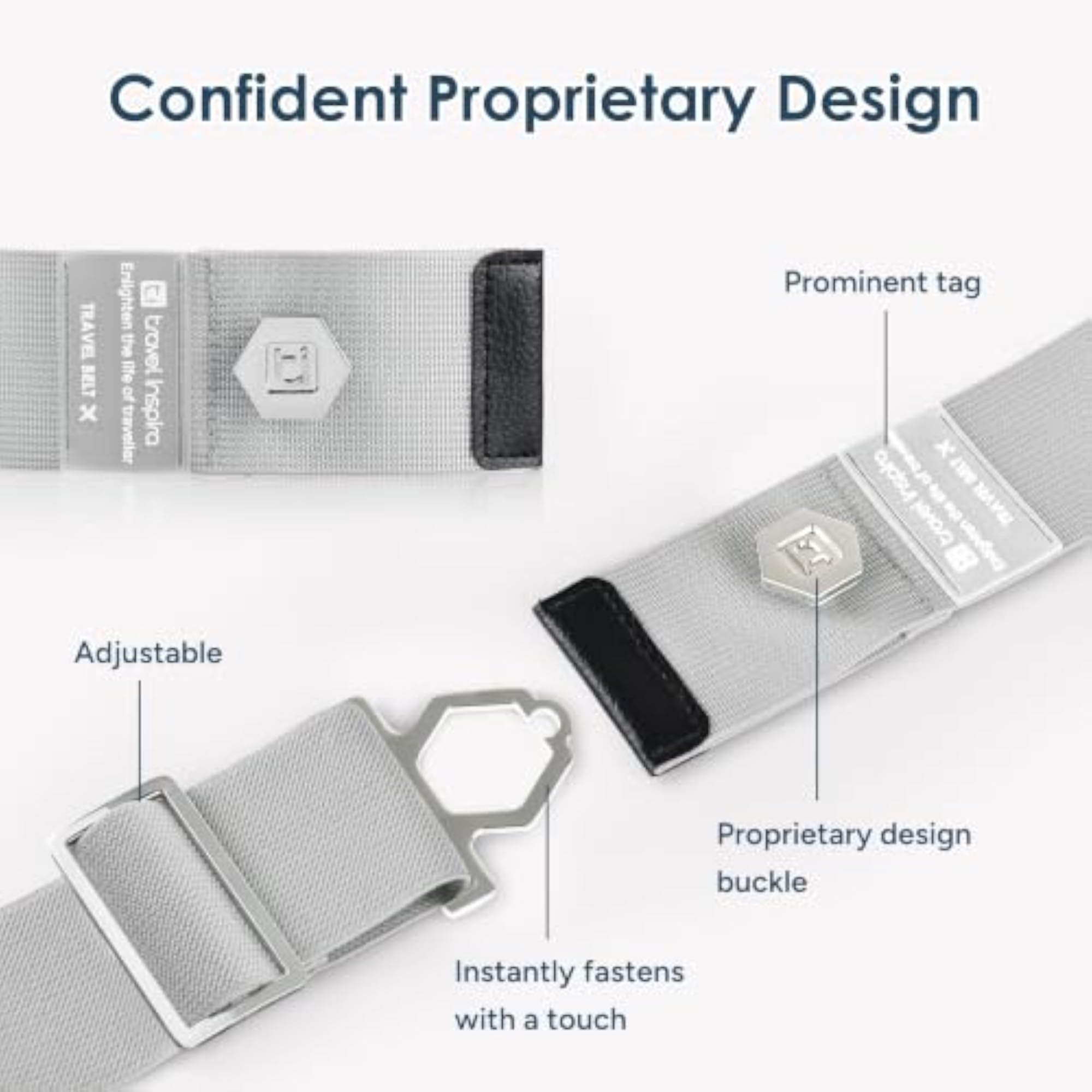 Adjustable Elastic Luggage Strap for Suitcases and Carry-On Bags