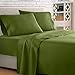 Clara Clark ® Supreme 1500 Collection 4pc Bed Sheet Set - Full (Double) Size, Calla Green