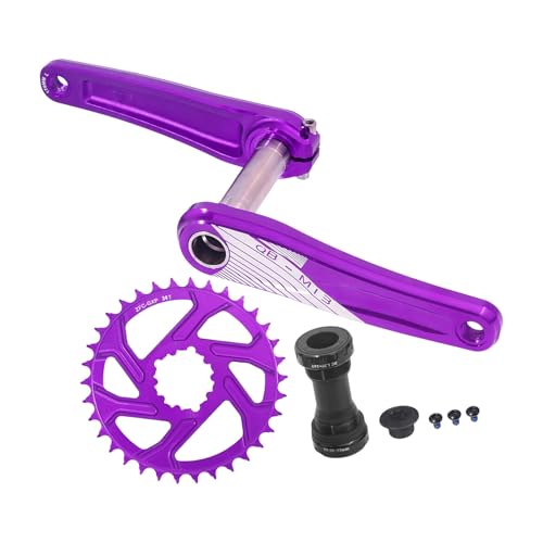 Pédalier 34 dents avec axe traversant 24mm et boîtier 68/73mm