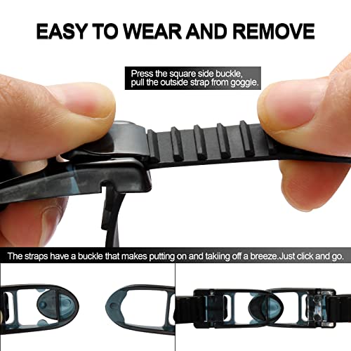 Poderleo Swim Goggles,Anti Fog Swimming Goggles,Uv Protection No Leaking Polarized Clear Goggles For Swimming Men Women Unisex Adult #TOP5