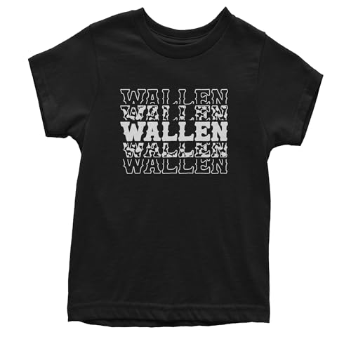 Wallen Country Music Western Youth T-Shirt, Soft Cotton, Graphic Tee