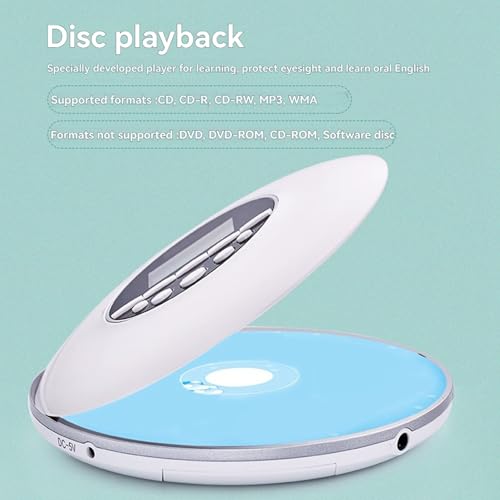 Lecteur CD Portable avec Affichage LCD Écouteurs Stéréo Haute Fidélité et Bluetooth - 2
