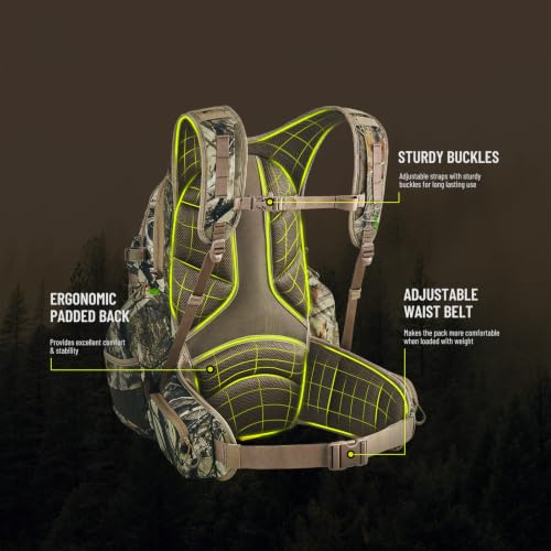 Image of TIDEWE Hunting Backpack for Men, 40L Camo Hunting Pack for Deer Hunting