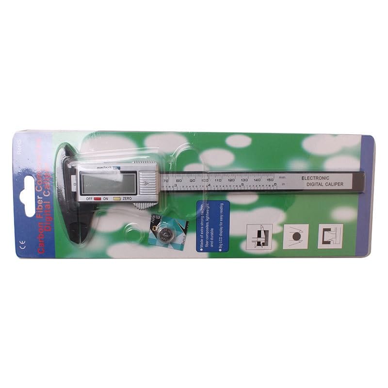 Digital Caliper with Alloy Scale Depth Rod | The Inner Diameter Outer Diameter Measurement Figures Show 150MM.