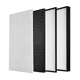 Easy To Replace Filter FZ-A51HFR Carbon Charcoal Filter FZ-A51DFR, Compatible For Sharp, Fits Air Purifier KC-A51RW, KC-A51RB(4pcs)
