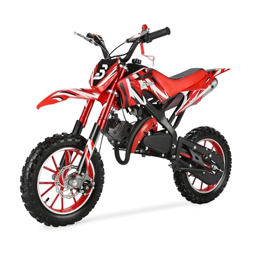 BLAZEGO 49cc Kids Dirt Bike, 2-Stroke Gas Powered...