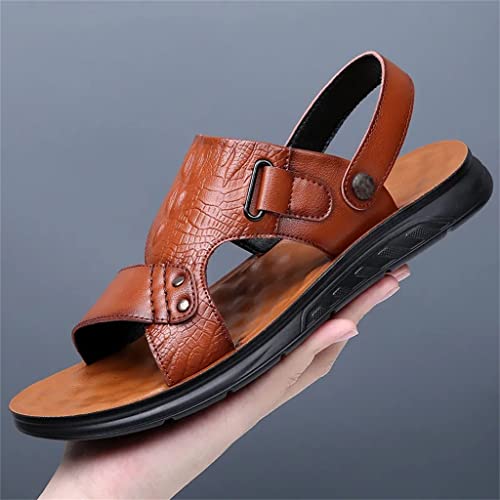 Men's Sandals Casual Beach Shoes Men's Anti-Skid Sandalias Sandals for Men Sandale(43)4
