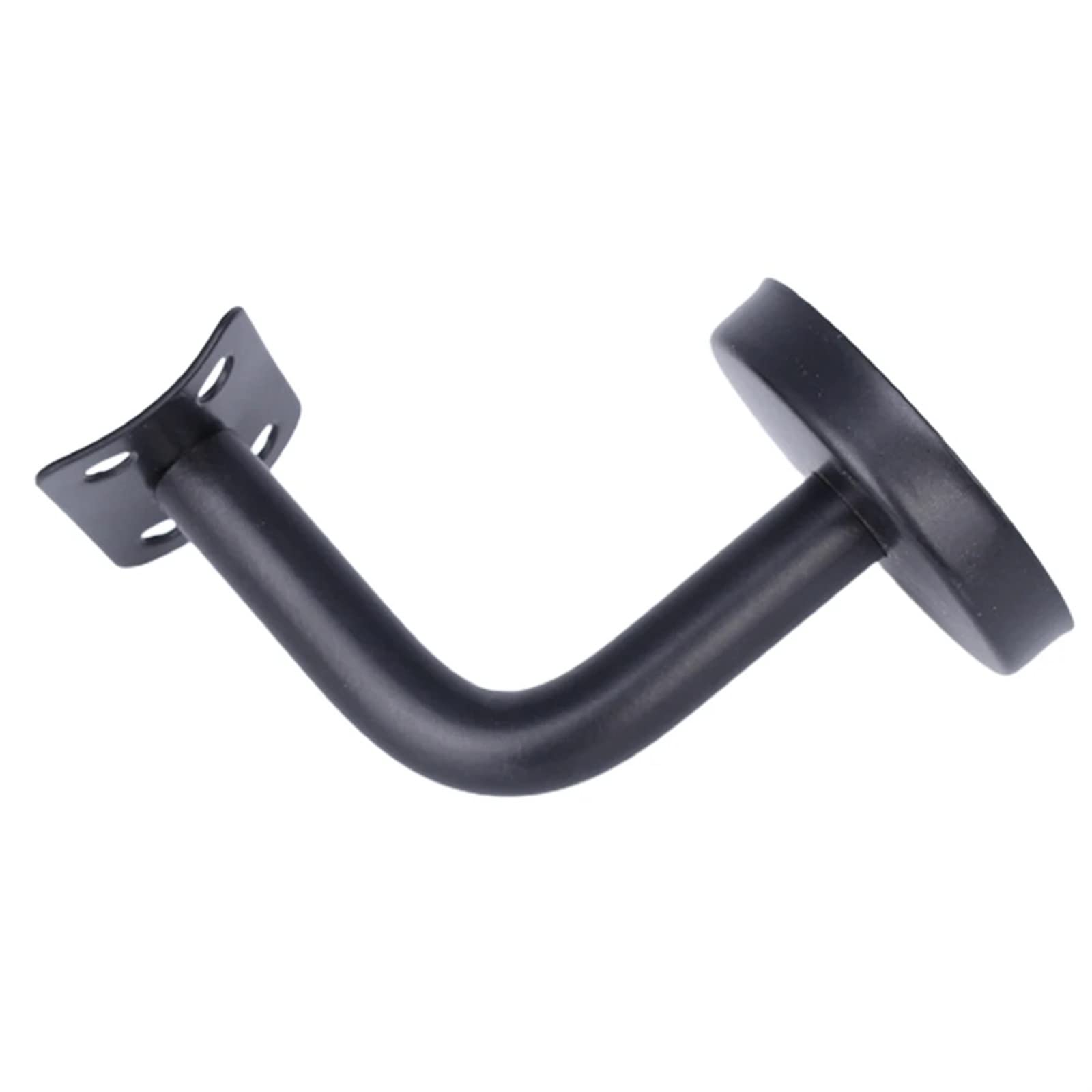 Support de main courante noire en acier inoxydable 60x80 mm