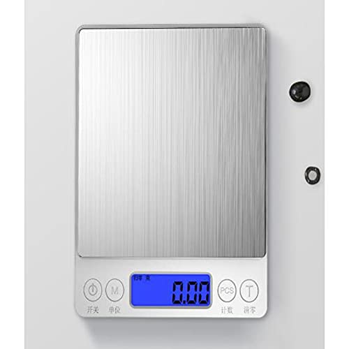 Báscula de Alimentos Báscula de Cocina Digital Báscula de Alimentos, for nutrición y preparación de Comidas, tamaño: 12,7 cm * 10,5 cm. 1 Pieza Balanzas