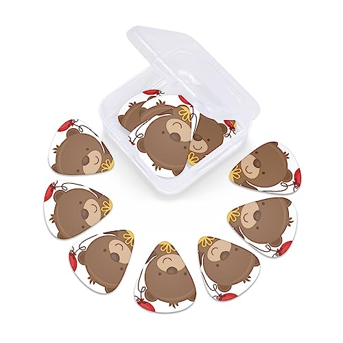 Happy Birthday Bear Médiator de guitare 12 médiators tendance durables dans une boîte pour ukulélé guitare électrique basse - Les Beatles, Paul McCartney, John Lennon, RIngo Starr, George Harrison Happy Birthday Bear Médiator de guitare 12 médiators tendance durables dans une boîte pour ukulélé guitare électrique basse – Image 7